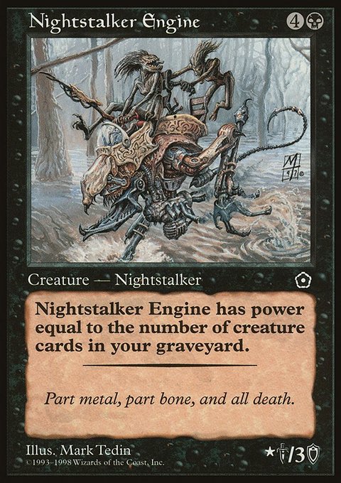 Nightstalker Engine, Portal Second Age #81, Magic: The Gathering card