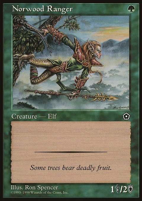 Norwood Ranger, Portal Second Age #138, Magic: The Gathering card