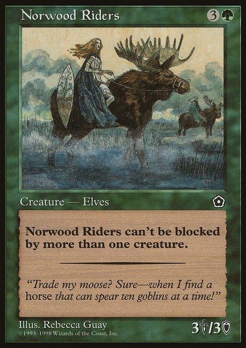 Norwood Riders, Portal Second Age #139, Magic: The Gathering card