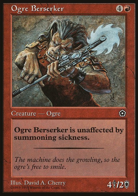 Ogre Berserker, Portal Second Age #111, Magic: The Gathering card