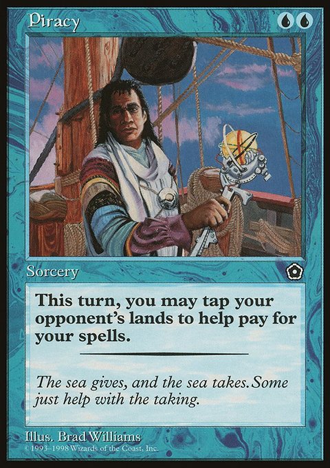 Piracy, Portal Second Age #42, Magic: The Gathering card