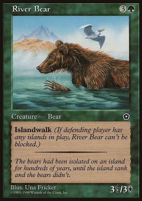 River Bear, Portal Second Age #144, Magic: The Gathering card