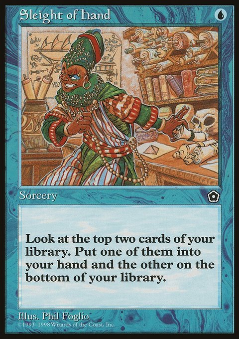 Sleight of Hand, Portal Second Age #46, Magic: The Gathering card