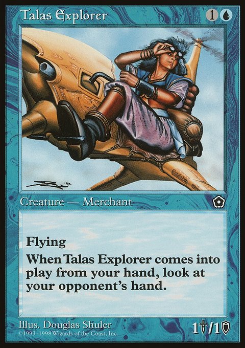 Talas Explorer, Portal Second Age #49, Magic: The Gathering card