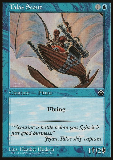 Talas Scout, Portal Second Age #52, Magic: The Gathering card