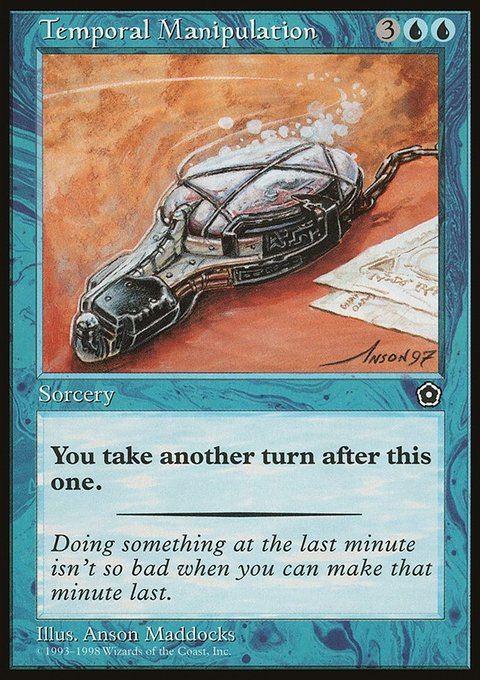Temporal Manipulation, Portal Second Age #54, Magic: The Gathering card