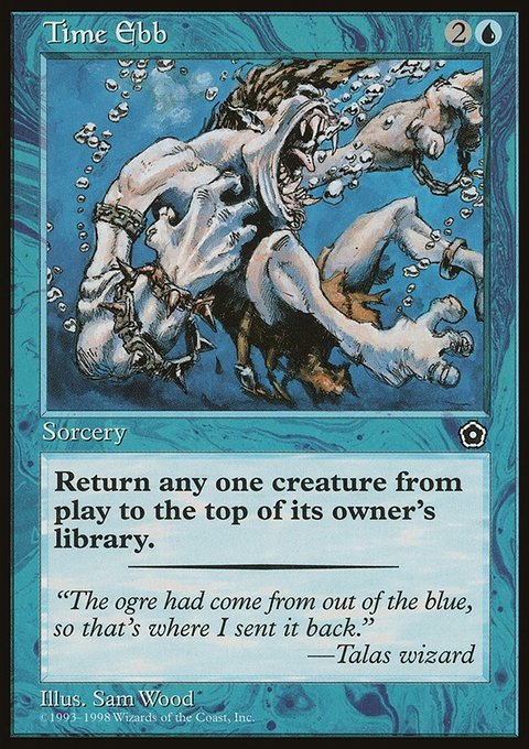 Time Ebb, Portal Second Age #57, Magic: The Gathering card