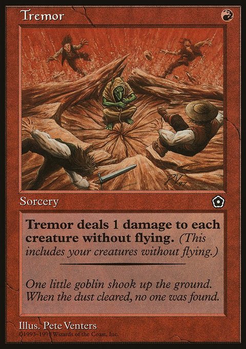 Tremor, Portal Second Age #118, Magic: The Gathering card