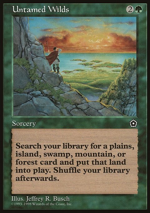 Untamed Wilds, Portal Second Age #149, Magic: The Gathering card