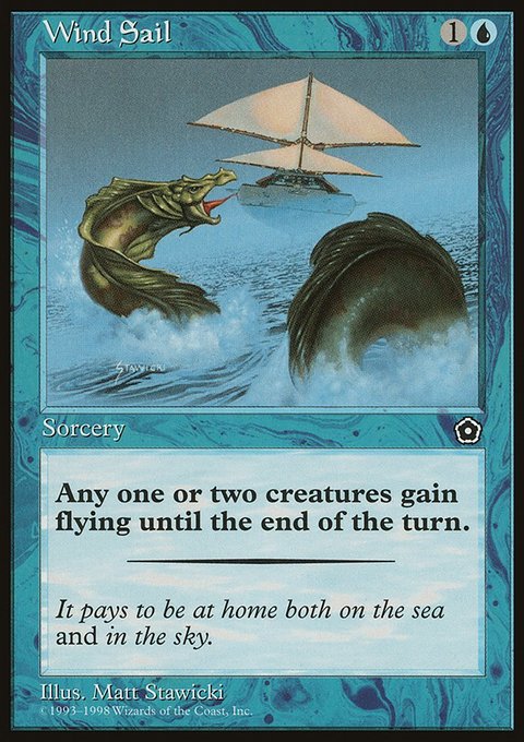 Wind Sail, Portal Second Age #60, Magic: The Gathering card