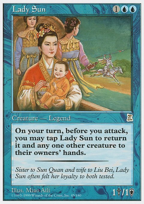 Lady Sun, Portal Three Kingdoms #45, Magic: The Gathering card