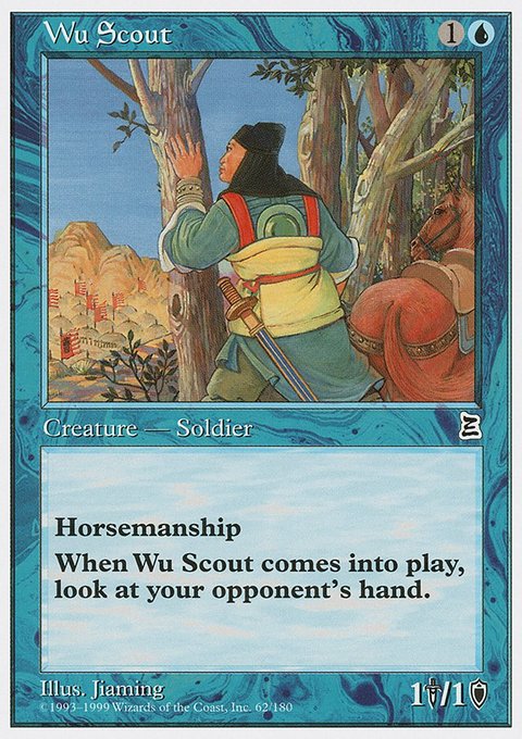 Wu Scout, Portal Three Kingdoms #62, Magic: The Gathering card
