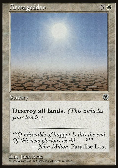 Armageddon, Portal #5, Magic: The Gathering card