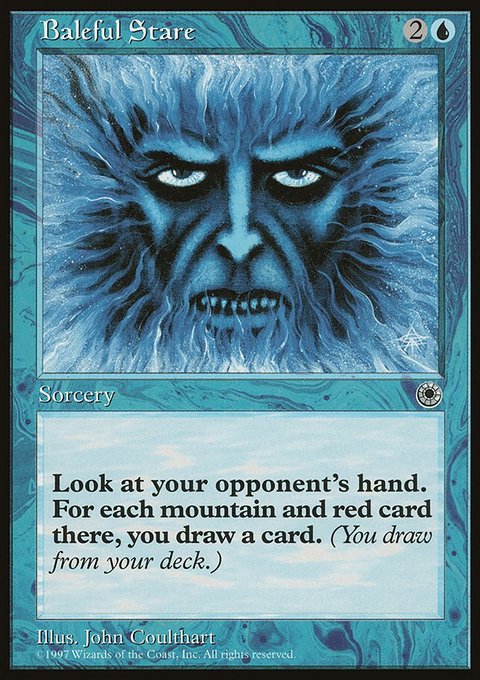Baleful Stare, Portal #42, Magic: The Gathering card