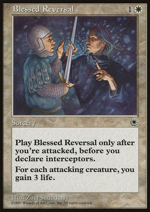 Blessed Reversal, Portal #7, Magic: The Gathering card