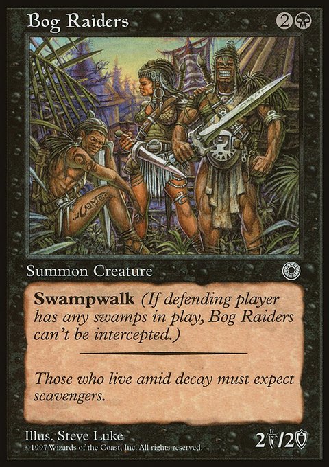 Bog Raiders, Portal #82, Magic: The Gathering card