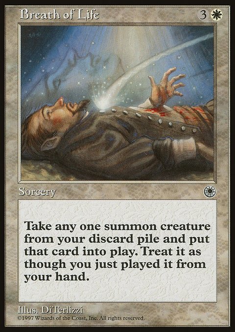 Breath of Life, Portal #10, Magic: The Gathering card