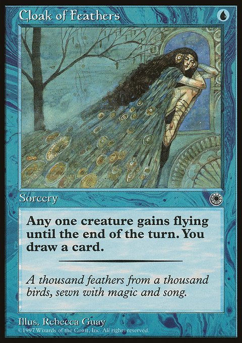 Cloak of Feathers, Portal #44, Magic: The Gathering card