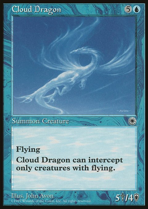 Cloud Dragon, Portal #45, Magic: The Gathering card