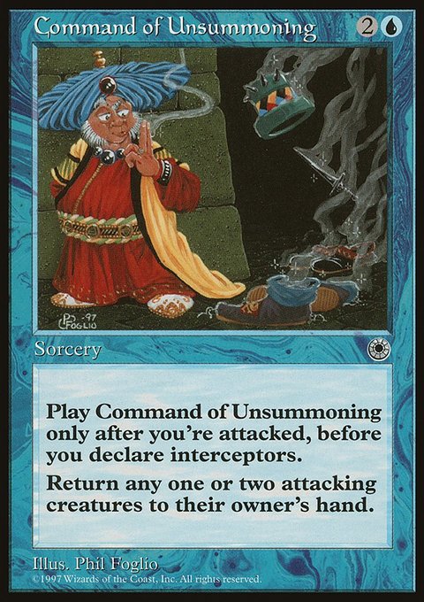 Command of Unsummoning, Portal #48, Magic: The Gathering card