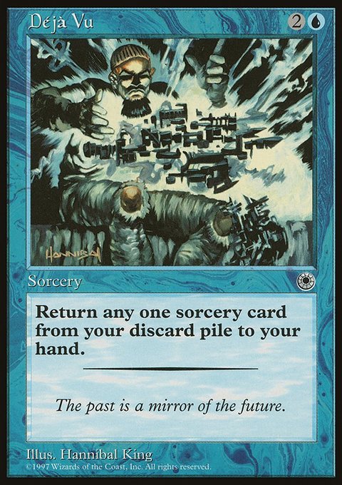 Déjà Vu, Portal #53, Magic: The Gathering card