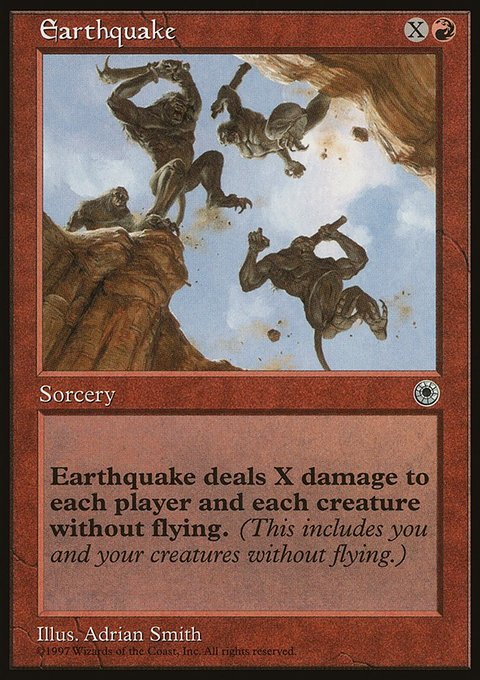 Earthquake, Portal #124, Magic: The Gathering card