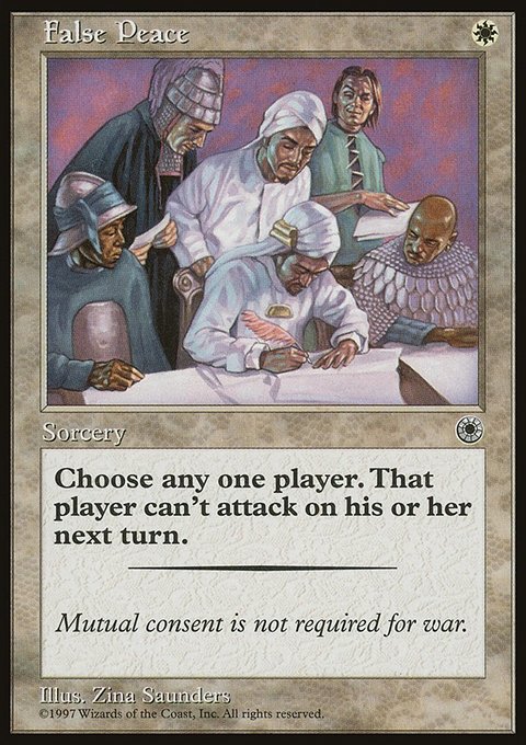 False Peace, Portal #14, Magic: The Gathering card