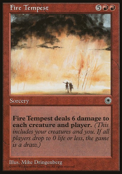 Fire Tempest, Portal #128, Magic: The Gathering card