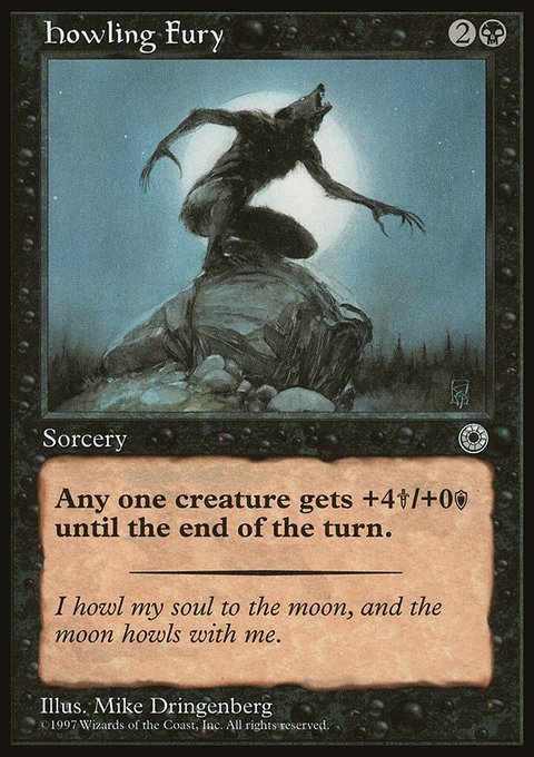 Howling Fury, Portal #97, Magic: The Gathering card