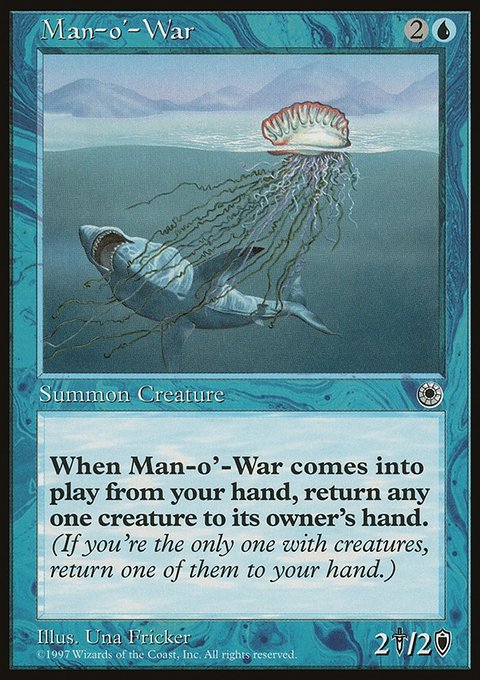 Man-o'-War, Portal #59, Magic: The Gathering card