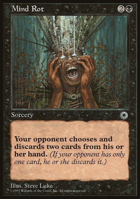 Mind Rot, Portal #101, Magic: The Gathering card