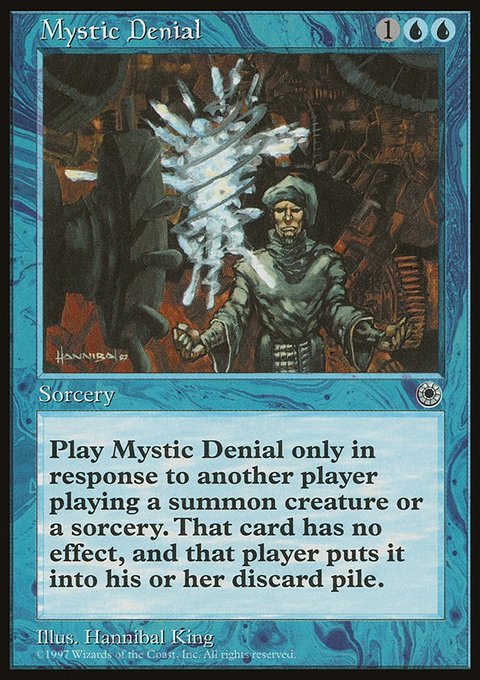 Mystic Denial, Portal #61, Magic: The Gathering card