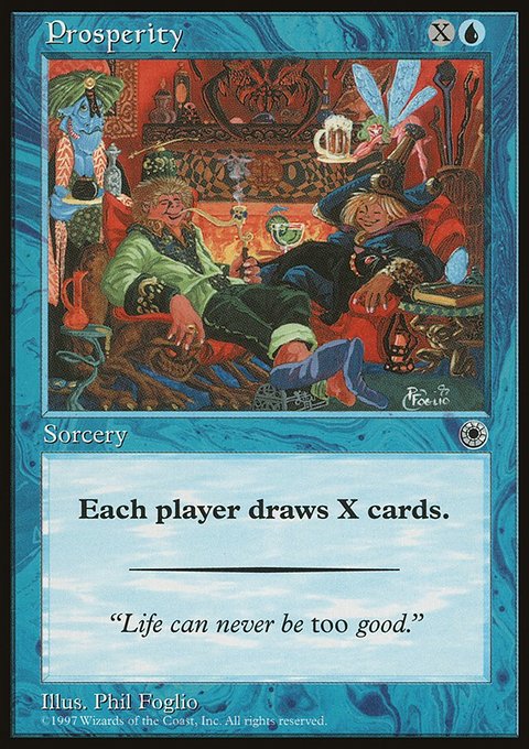 Prosperity, Portal #66, Magic: The Gathering card