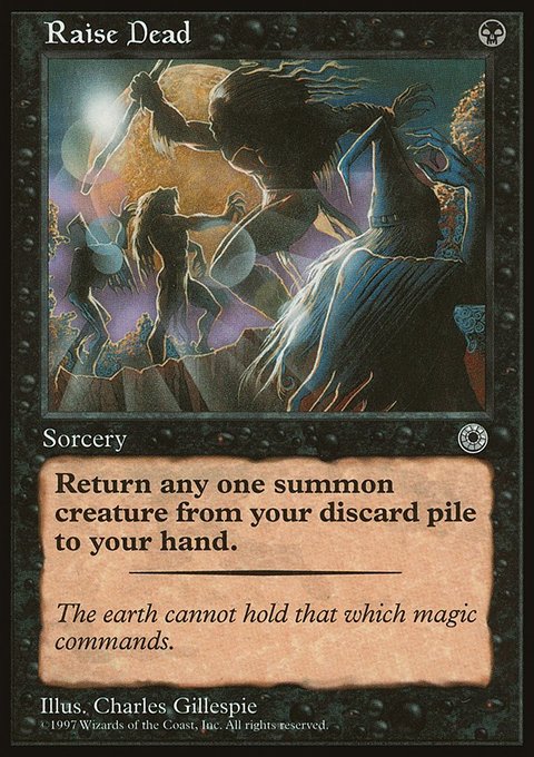 Raise Dead, Portal #107, Magic: The Gathering card