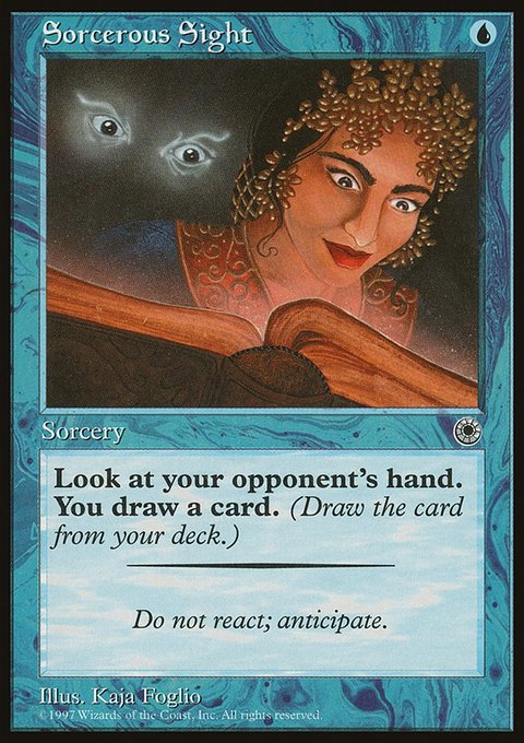 Sorcerous Sight, Portal #68, Magic: The Gathering card