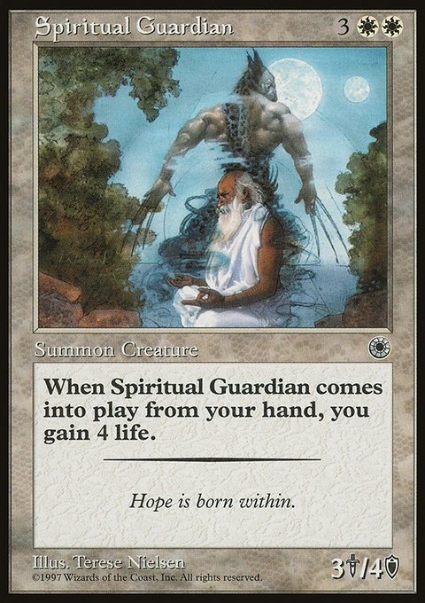 Spiritual Guardian, Portal #27, Magic: The Gathering card