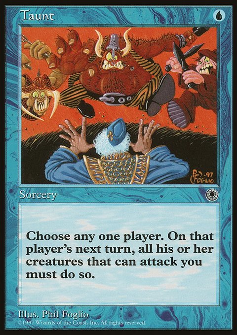 Taunt, Portal #71, Magic: The Gathering card
