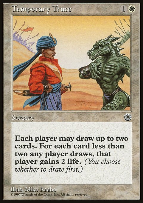 Temporary Truce, Portal #33, Magic: The Gathering card