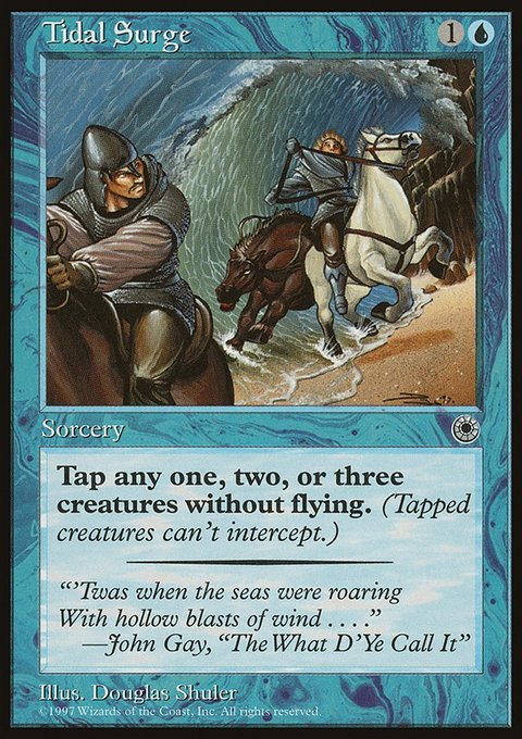 Tidal Surge, Portal #74, Magic: The Gathering card