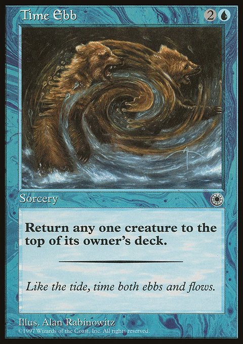 Time Ebb, Portal #75, Magic: The Gathering card