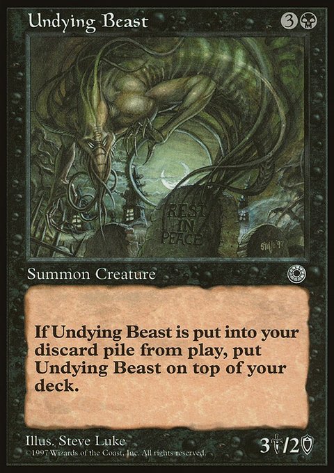 Undying Beast, Portal #113, Magic: The Gathering card