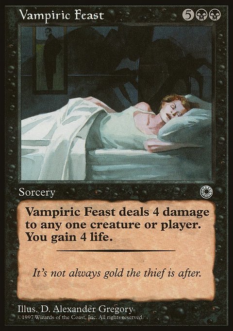Vampiric Feast, Portal #114, Magic: The Gathering card