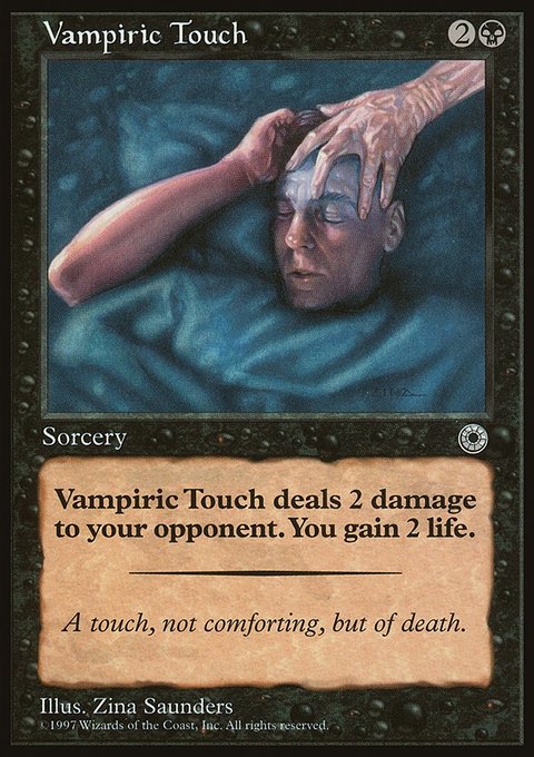 Vampiric Touch, Portal #115, Magic: The Gathering card