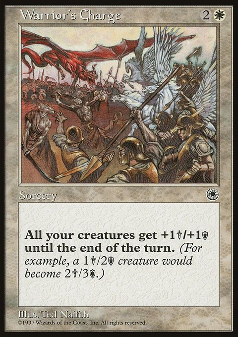 Warrior's Charge, Portal #38†, Magic: The Gathering card
