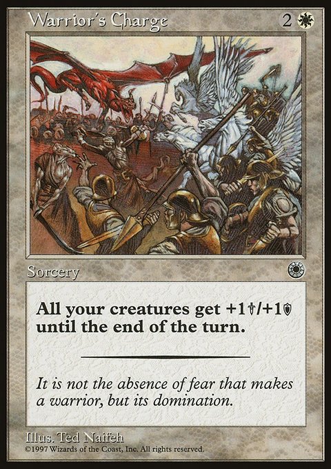 Warrior's Charge, Portal #38, Magic: The Gathering card