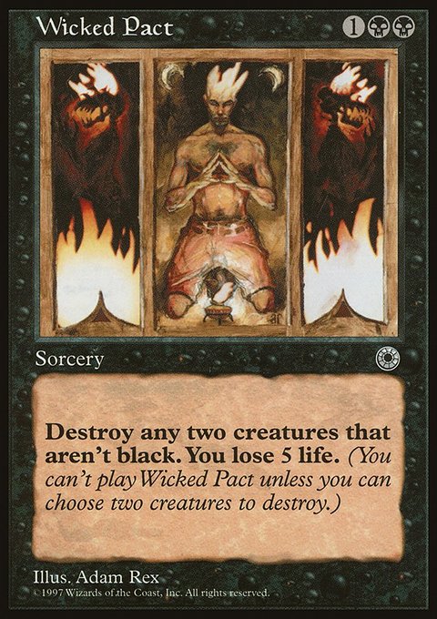 Wicked Pact, Portal #117, Magic: The Gathering card