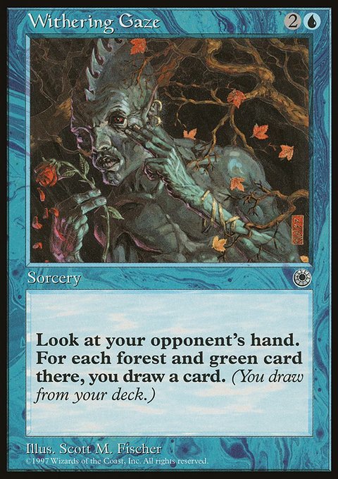 Withering Gaze, Portal #78, Magic: The Gathering card