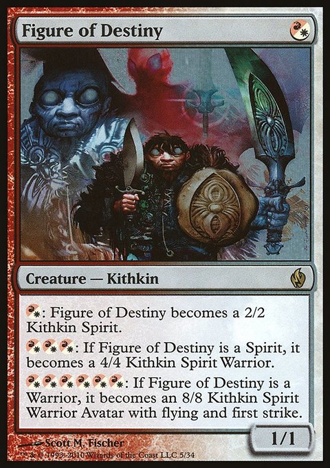 Figure of Destiny, Premium Deck Series: Fire and Lightning #5, Magic: The Gathering card