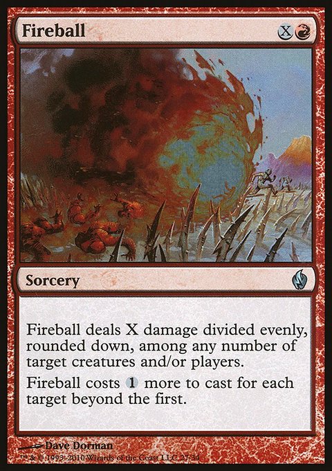 Fireball, Premium Deck Series: Fire and Lightning #27, Magic: The Gathering card