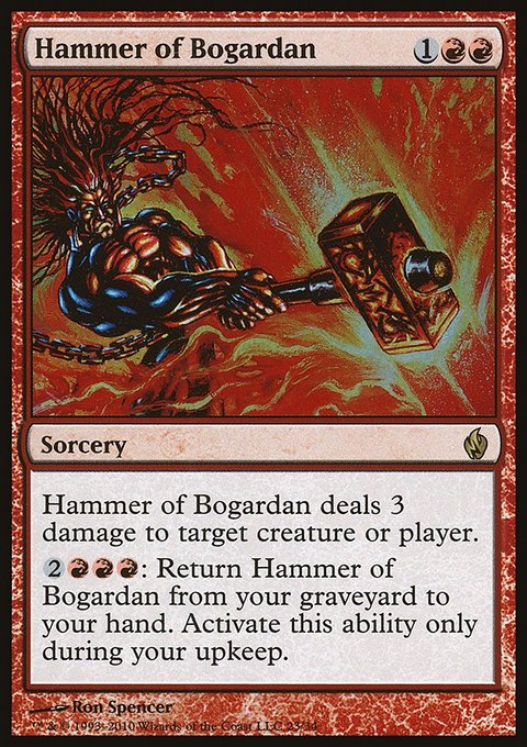 Hammer of Bogardan, Premium Deck Series: Fire and Lightning #23, Magic: The Gathering card